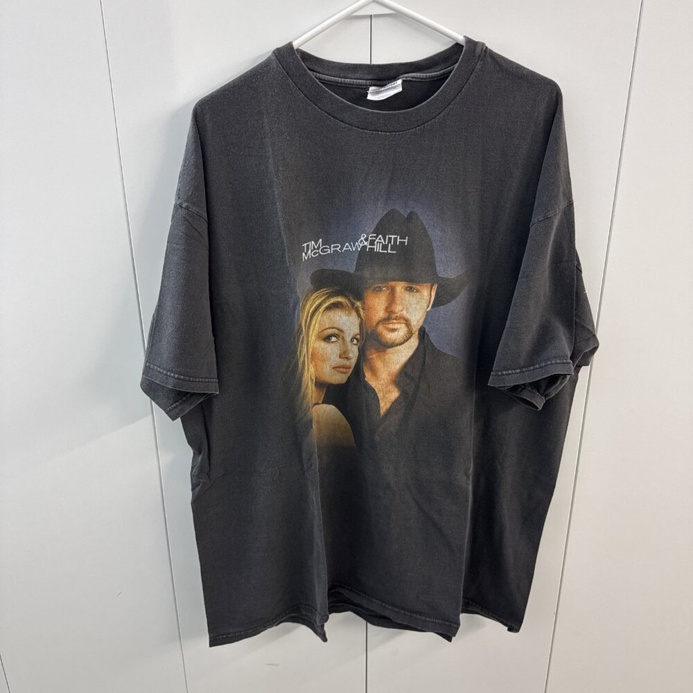 Tim McGraw & Faith Hill Soul 2 Soul 2000 Tour Shirt, Country Music, Band Tee XXL